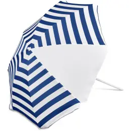 Serendipio Tanereef Stripe Beach Umbrella Navy
